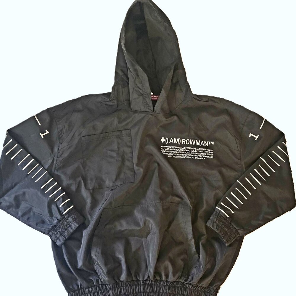 Unisex Reflective Windbreaker Pullover Jacket Size Large NEW